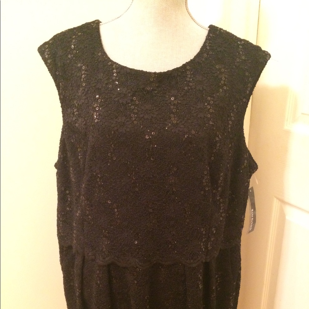 Black lace cocktail dress